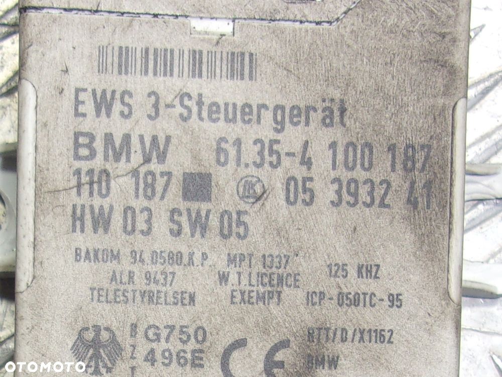 BMW E39  moduł immobilizer EWS - 3