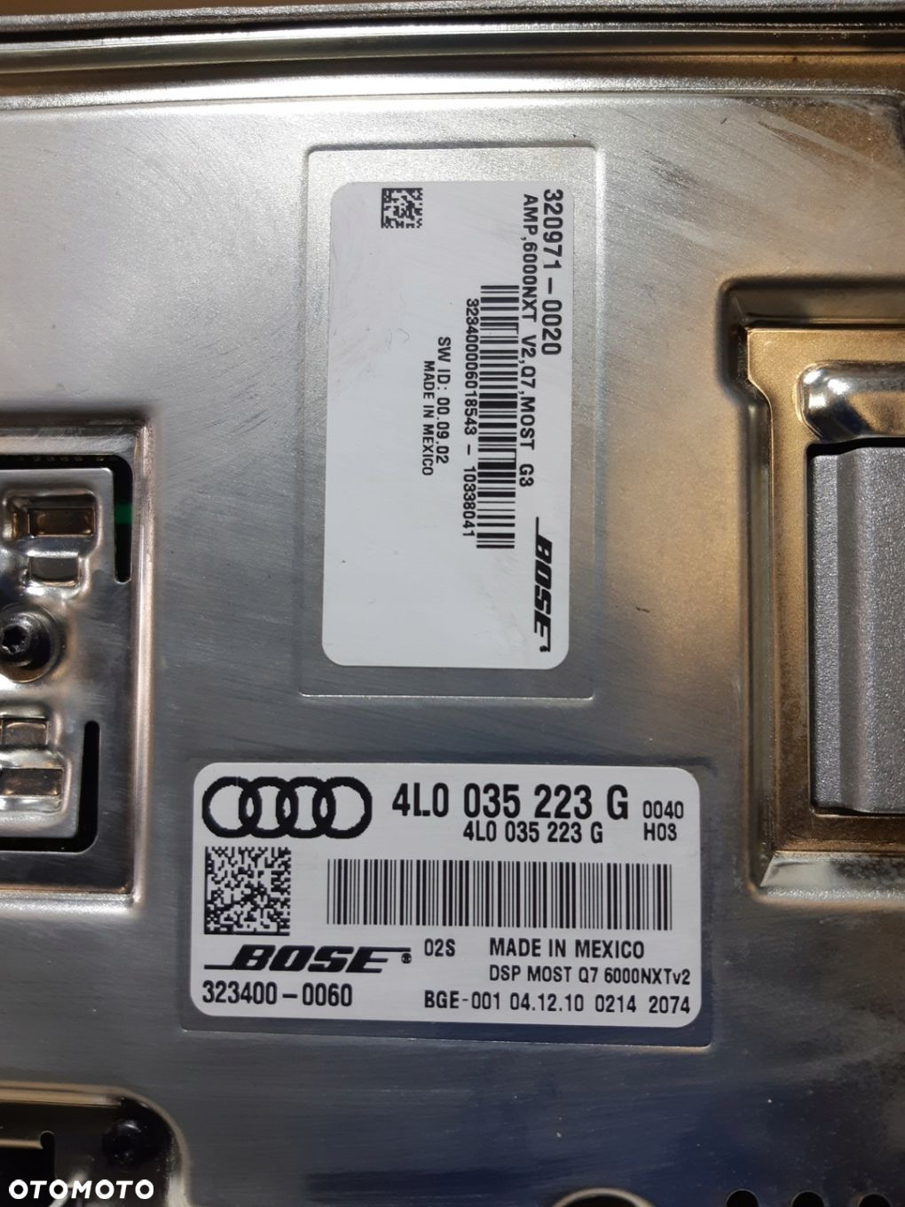 AUDI WZMACNIACZ RADIA Q7 4L A6 BOSE 4L0035223G - 5