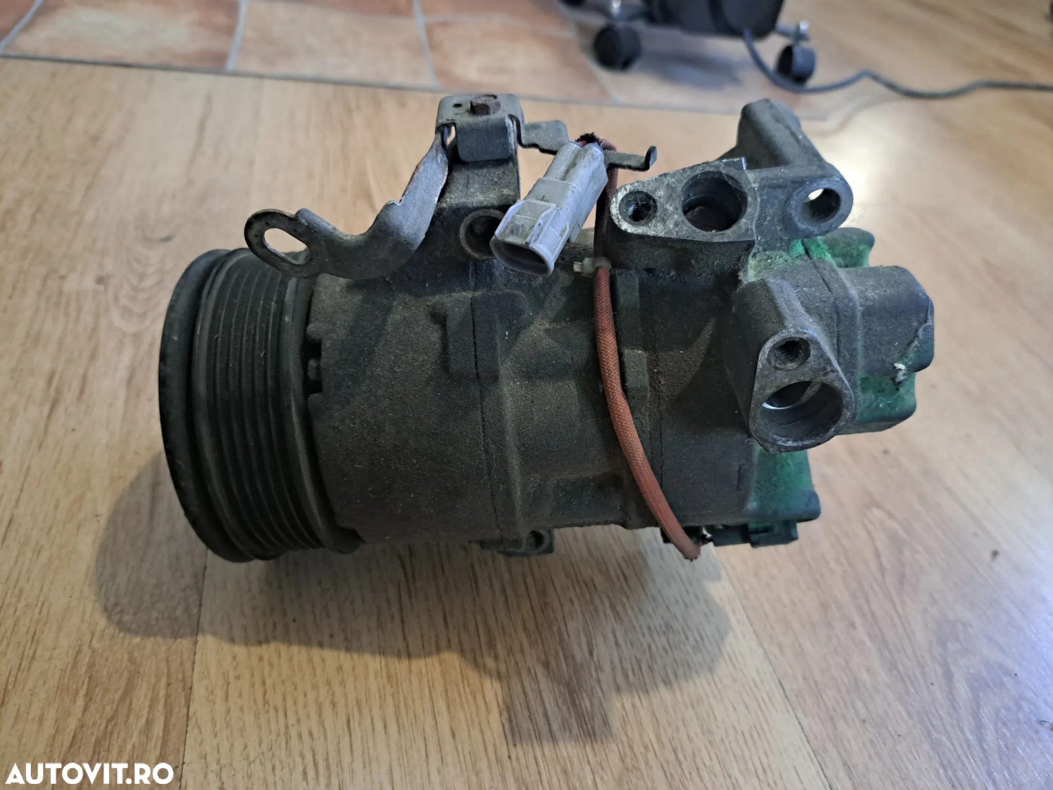 Compresor clima ac aer conditionat original Denso Toyota Yaris 1.0vvt-i 1.0gpl 1.3vvti 1.4 d-4d Auris 1.4 d-4d 2005-2011 6pk - 2