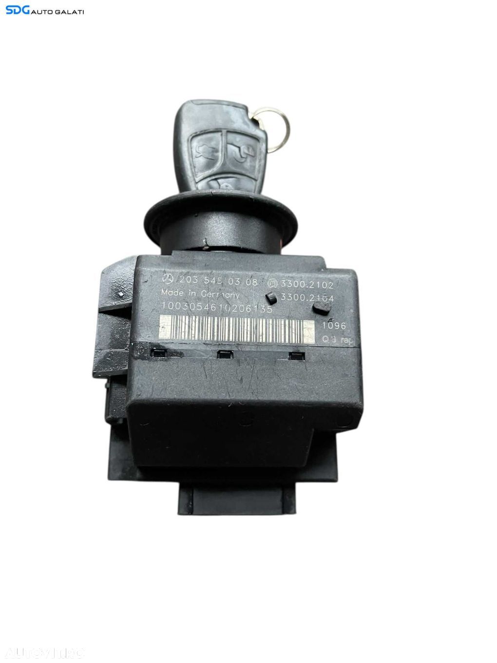 Butuc Contact Auto Pornire cu 1 Chei Cheie Mercedes Clasa C Class W203 C180 C200 C220 C270 2001 - 2007 Cod 2035450308 [B4241] - 1