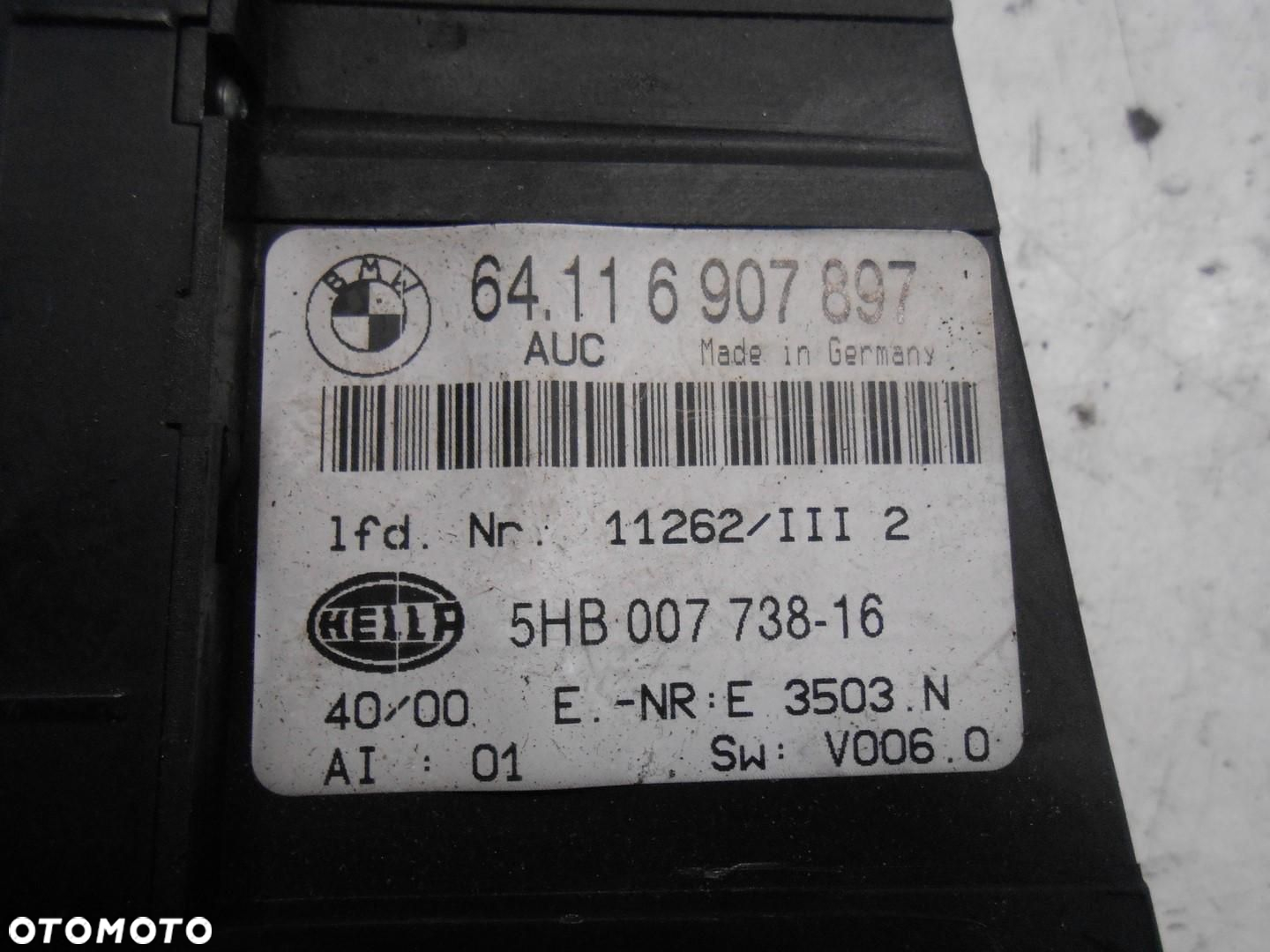 PANEL STEROWANIA KLIMATYZACJĄ BMW E46 6907897 5HB007738-16 # - 3