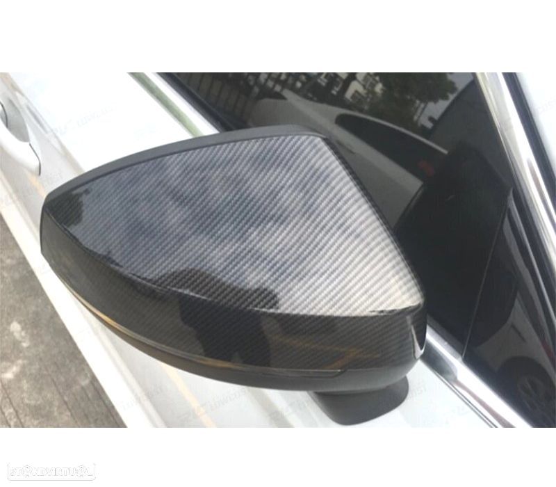 CAPAS DE ESPELHO AUDI A3 S3 RS3 8V 13-19 CARBONO - 2