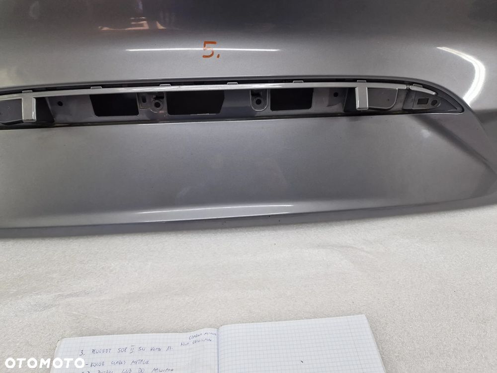 RENAULT ESPACE V 5 14- SZARY METALIK NOWA ORYGINALNA BLENDA / KLAPA TYLNA / NAKŁADKA NA KLAPĘ TYLNĄ TYLNIĄ TYŁ , NR 901523396R , NR AUKCJI BL5 - 8