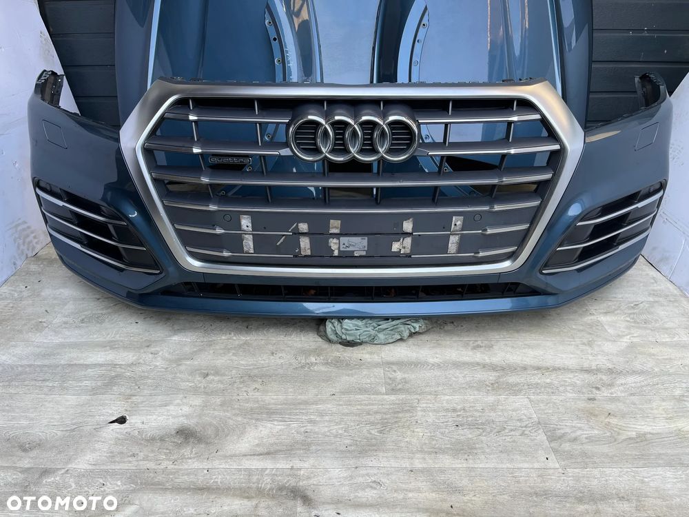 KOMPLETNY PRZÓD AUDI Q5 80 A FY S LINE LX5L ZDERZAK MASKA BŁOTNIK PAS PRZEDNI LAMPY - 4