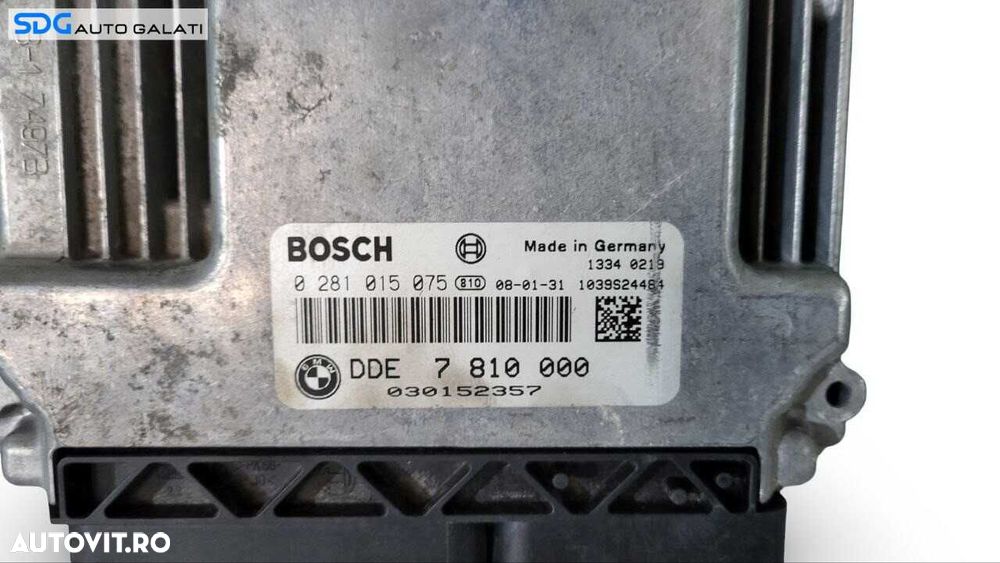 Kit Pornire ECU Calculator Motor Cititor Blocator Chei Cheie Imobilizator BMW Seria 3 E90 E91 2.0 Diesel N47 2004 - 2011 Cod 7810000 0281015075 9176886 [LS0019] [LS0020] - 3