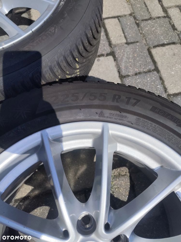 Felgi Aluminiowe z Oponami Zimowymi Michelin BMW 5 17 Cali 5x112 - 7