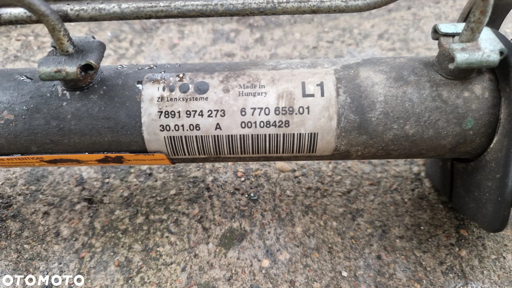 MINI COOPER R50 R52 PRZEKŁADNIA KIEROWNICZA 6770659 - 2