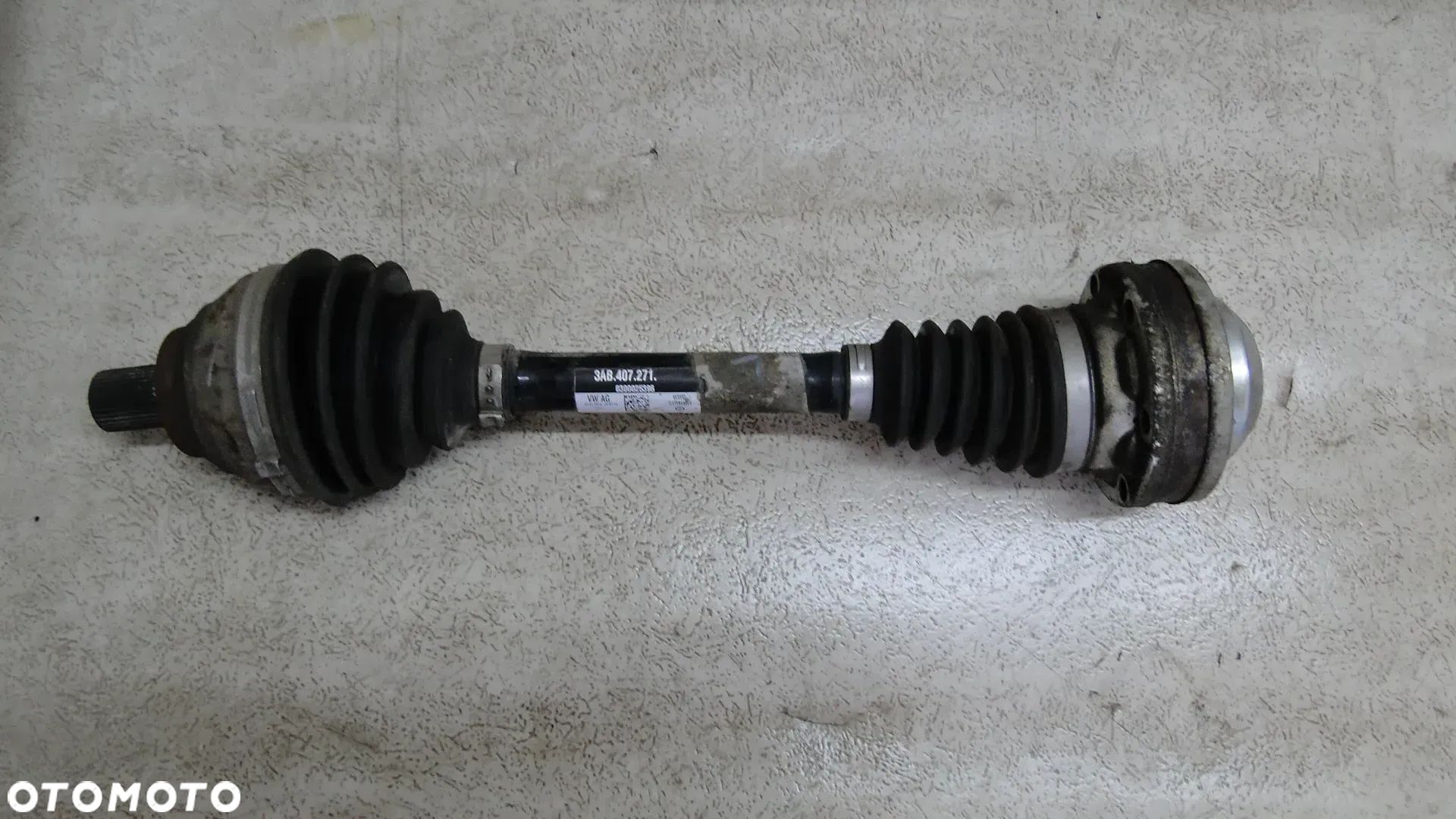 VW SCIROCCO PÓŁOŚ PÓŁOŚKA LEWA KRÓTKA 2.0TSI 08-17r - 1