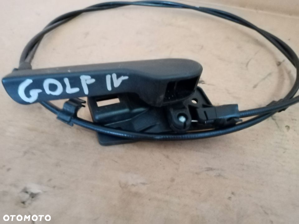 Klamka raczka dźwignia linka maski VW Golf IV 1J1823533C 1K1823633 - 4