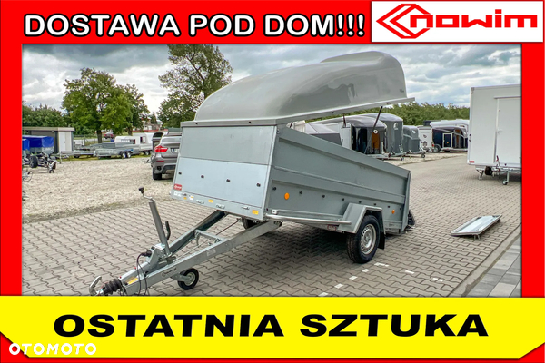 Nowim Przyczepka turystyczna bagażowa z pokrywą nadstawką uniwersalna hamowana