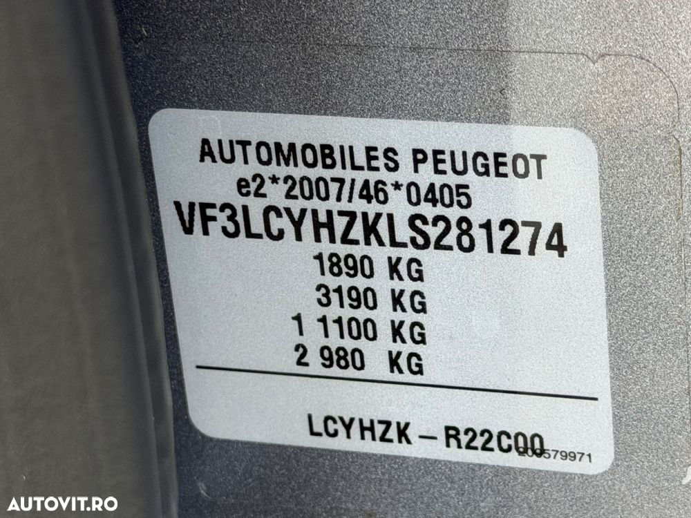 Peugeot 308 BlueHDi FAP 130 EAT8 Stop & Start Allure Pack - 20