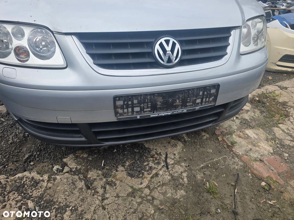 Zderzak przód vw Touran 03-06 caddy 03-10 w kolorze LA7W - 1