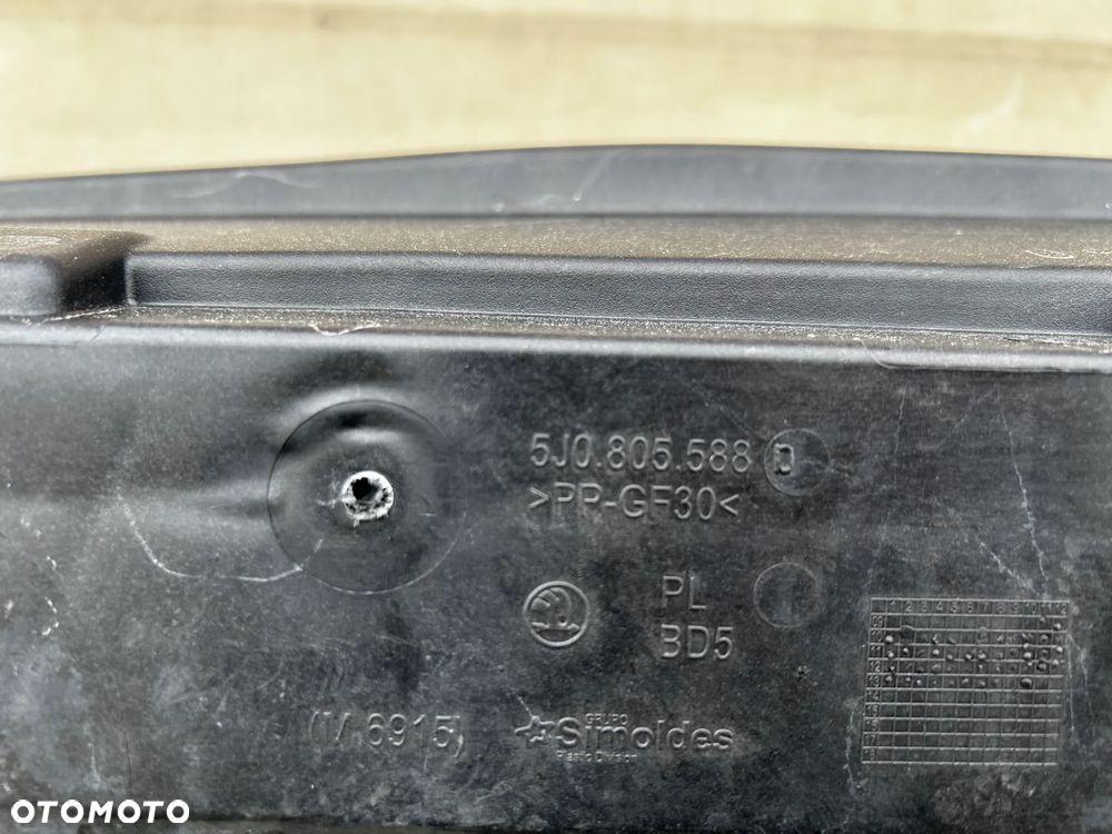 SKODA FABIA II 2 LIFT 5J0 5J0805588 PAS PRZÓD PRZEDNI WZMOCNIENIE ORYGINALNY - 5