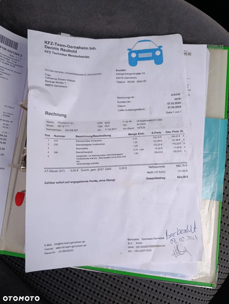 Peugeot 807 HDi 165 Family - 29