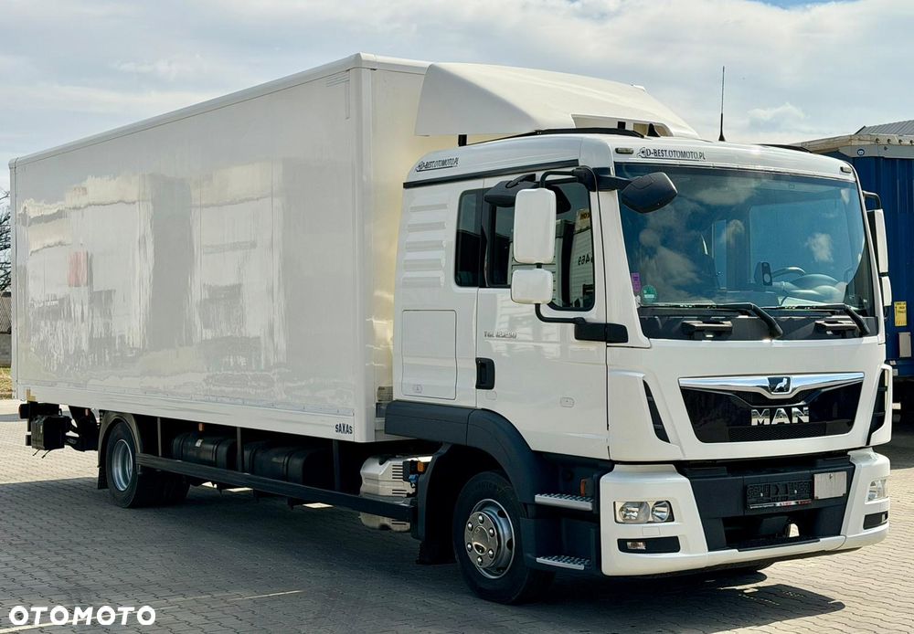 MAN TGL 12.250 / KONTENER / WINDA / 310 TYŚ KM / EURO 6 / SYPIALKA / 5 232 KG ŁADOWNOŚCI / 2018 ROK - 3