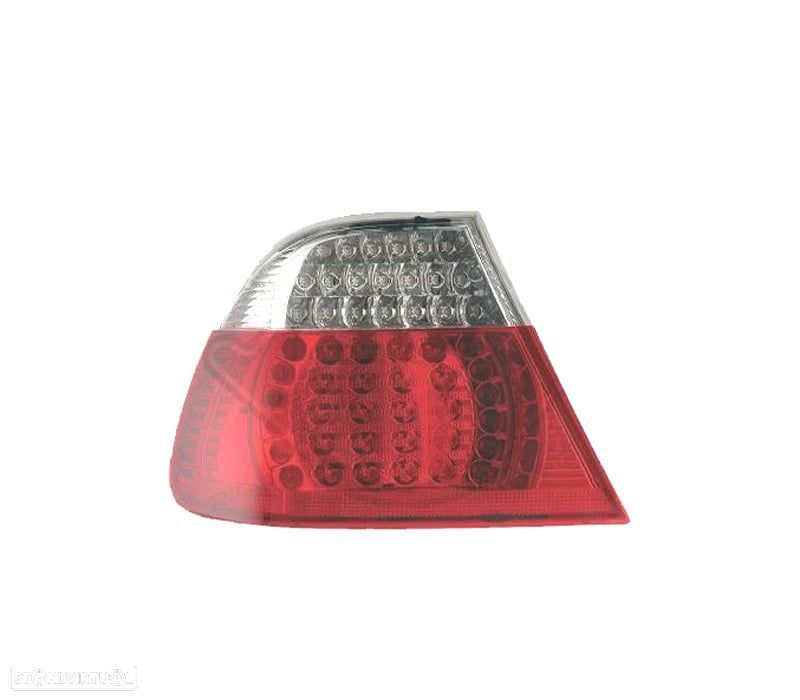 FAROLIN ESQ BMW E46 COUPÉ 03-06 BRANCO LED VERMELHO - 1