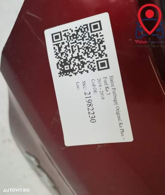 Haion Portbagaj Original Ka Plus + Ford  Ka  3 [2016 - 2019] - 9