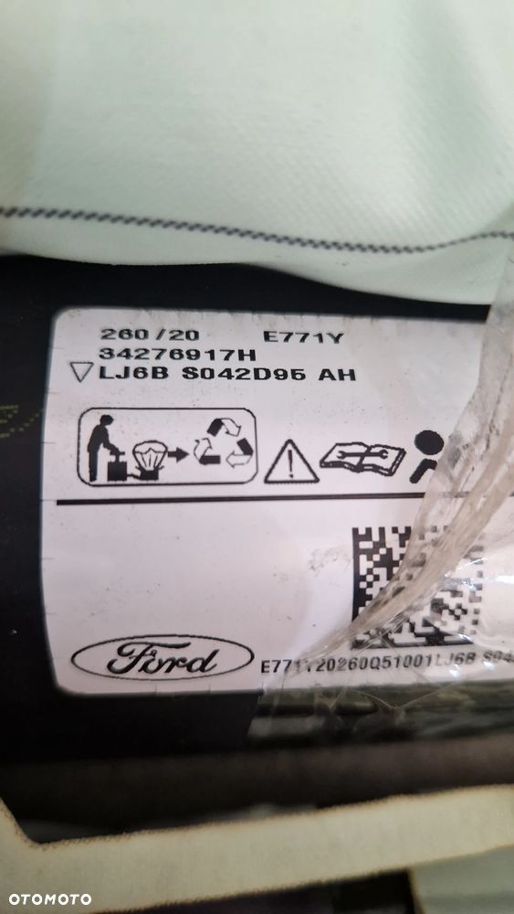 Ford Escape IV Kurtyna powietrzna prawa/lewa 2020 - 3