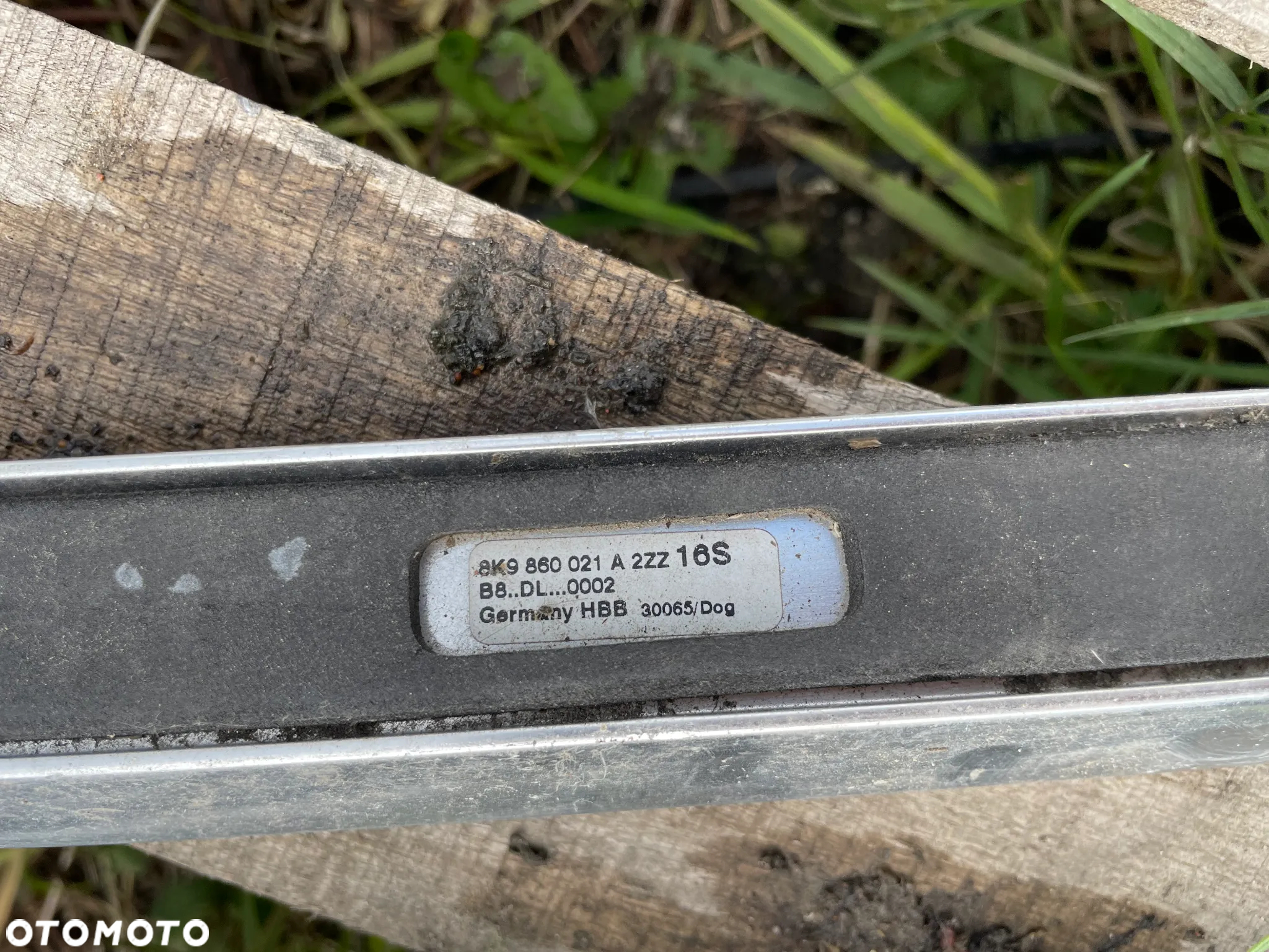RELINGI DACHU KOMPLET CHROM AUDI A4 B8 8K9860021A - 2