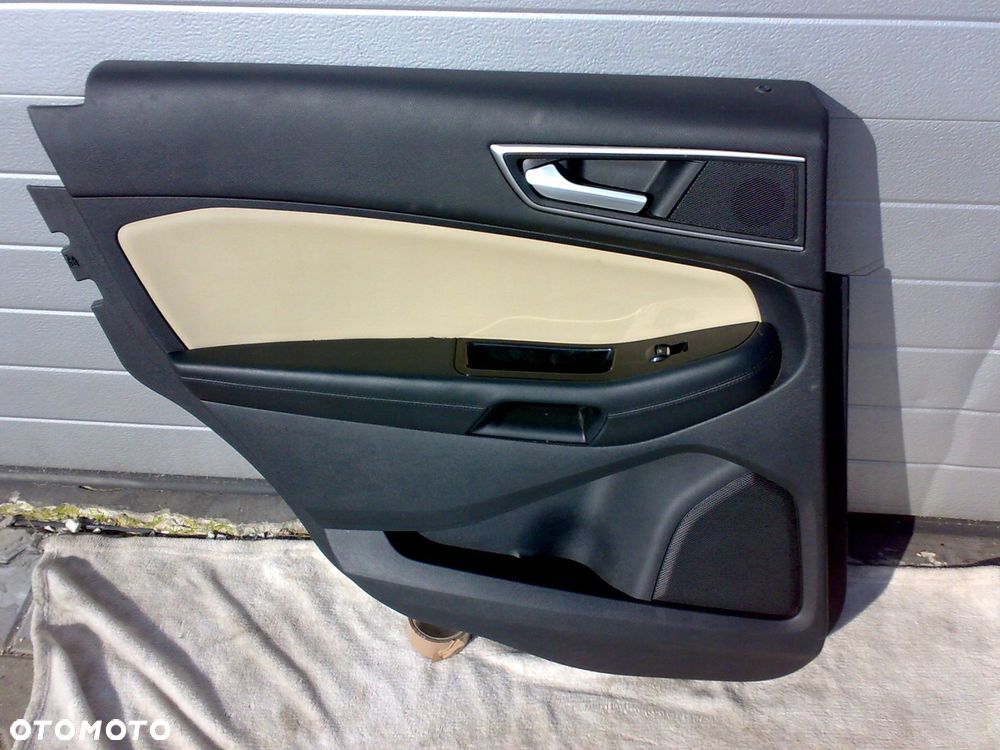 ford edge mk2 15-18 tapicerka drzwi boczek skóra tylna lewa - 1