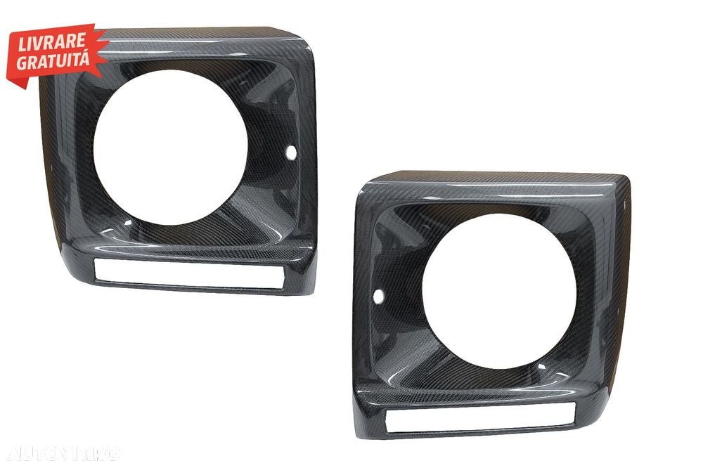 Carcasa faruri Fibra de Carbon Mercedes G-class W463 (1989-2018) G65 Design- livrare gratuita - 1