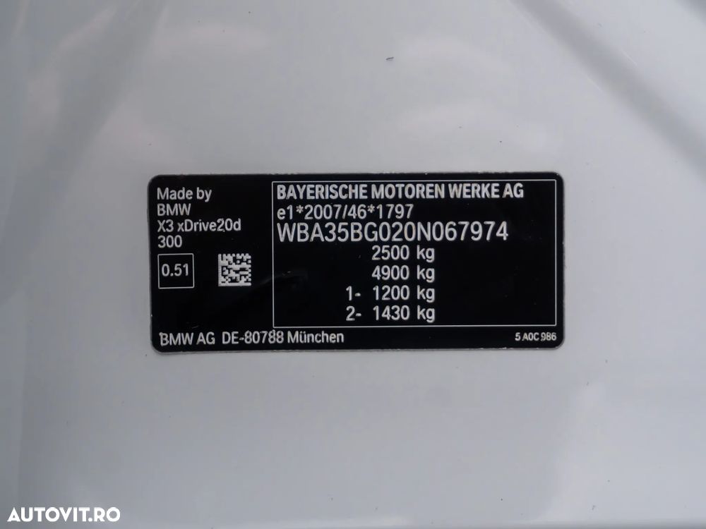 BMW X3 xDrive20d Aut. M Sport - 40