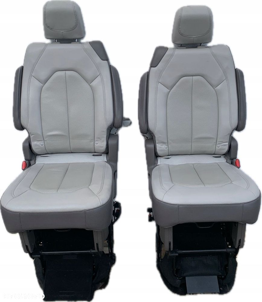 U7 CHRYSLER PACIFICA II 16- FOTEL LEWY TYŁ II RZĄD SKÓRA - 2