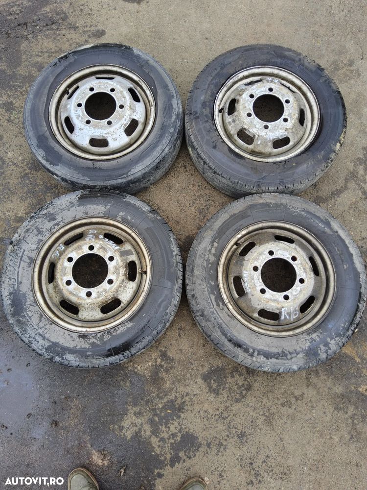 Jante Iveco pe dublu jante cu anvelope Iveco Daily punte dubla janta roata r16 - 2