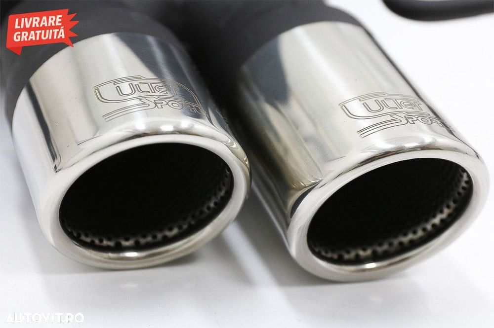 Difuzor Negru Lucios cu Sistem Evacuare BMW Seria 5 F10 (2011-2016) - 7