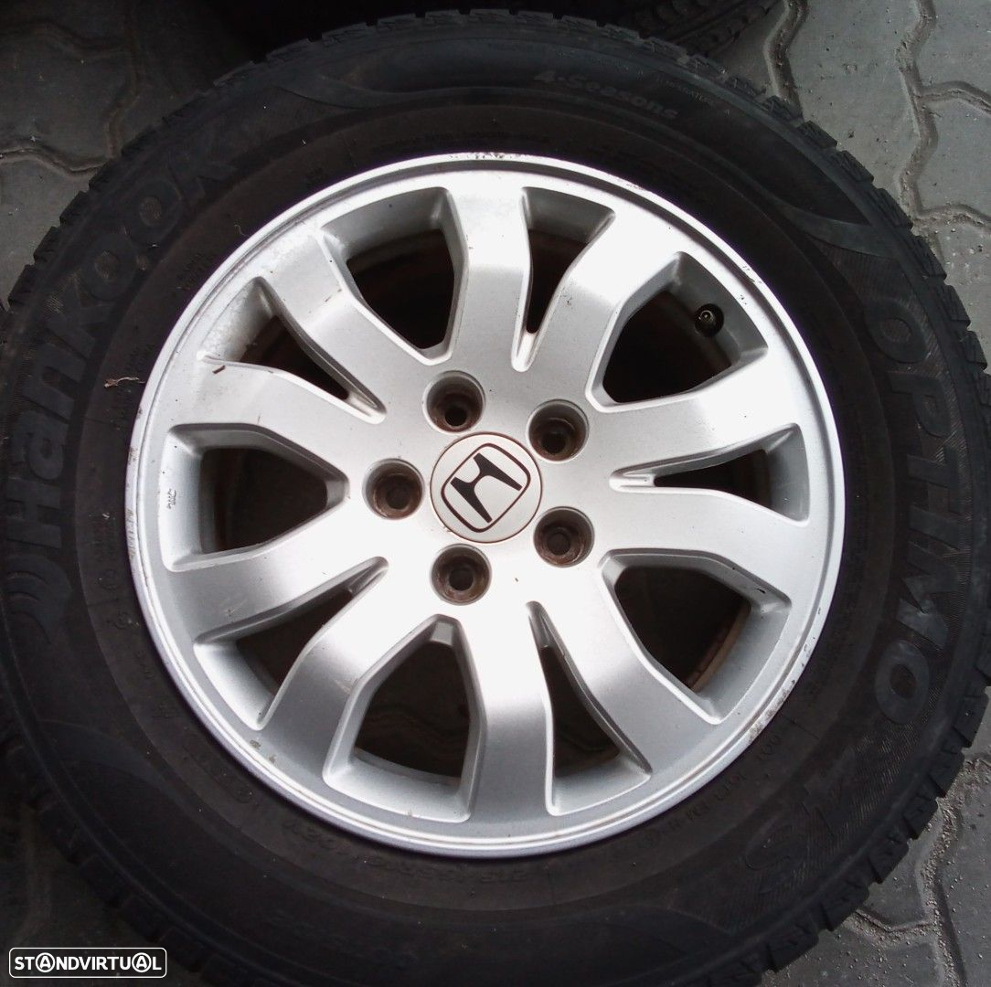 Jantes Honda CR-V R16 com pneus 215/65 furação 5x114.3 - 3