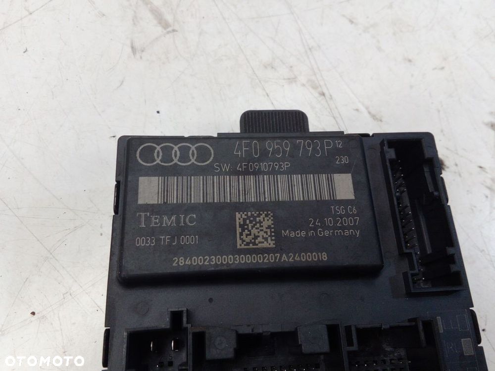 MODUŁ STEROWNIK DRZWI AUDI A6 C6 Q7 4L 4F0959793P - 4