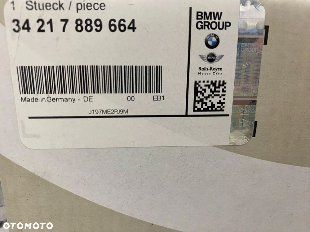 Wentylowana tarcza hamulcowa perforowana BMW OEM(nr34207889664) - 2