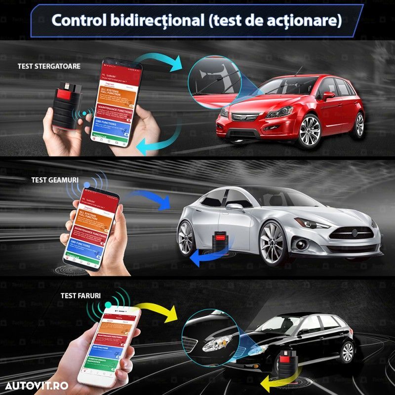 Diagnoza auto prof. Bluetooth OBD2 LAUNCH ThinkDIAG iOS/Android - 8