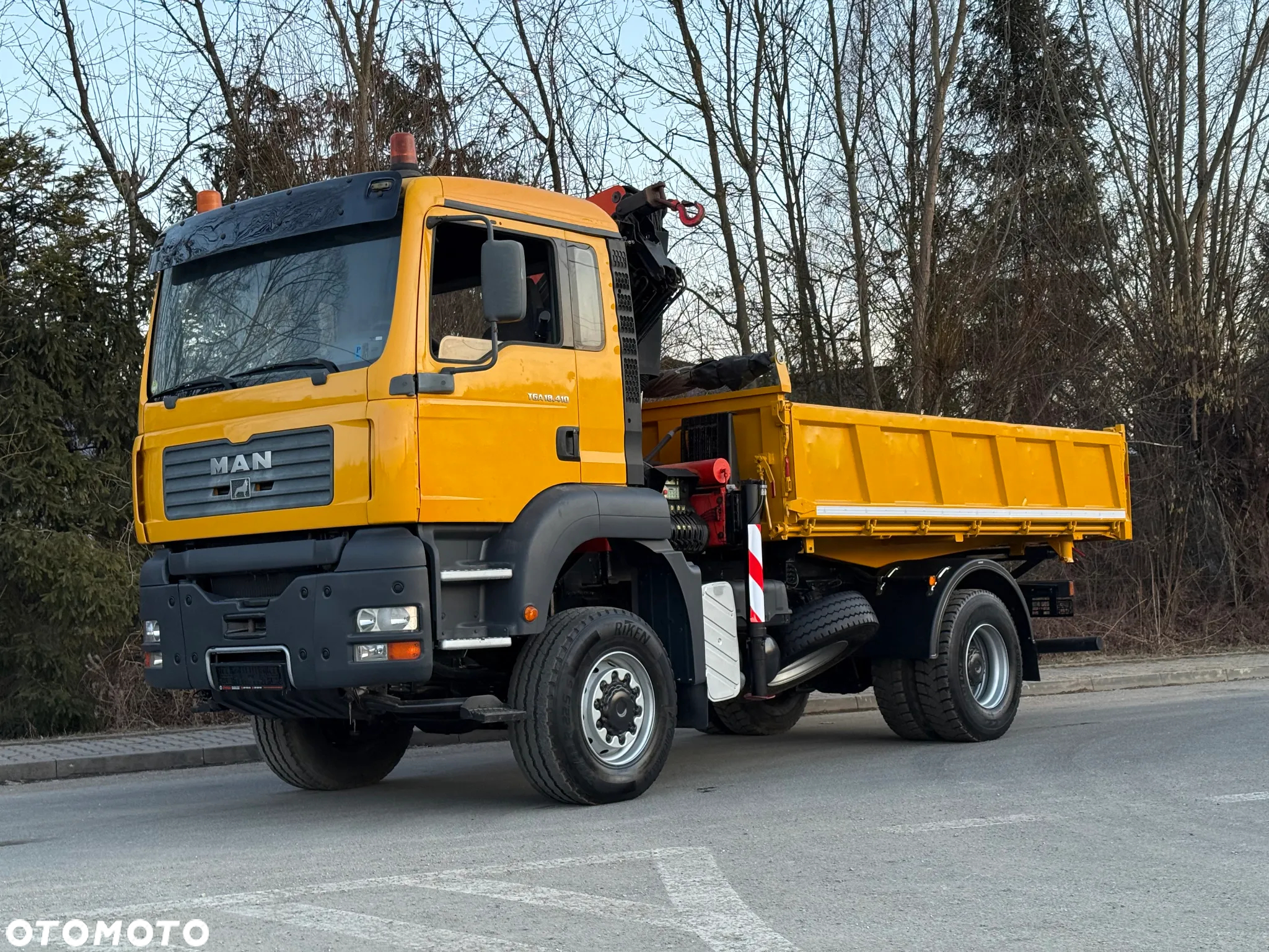 MAN * MAN TGA 18-410 * KIPER WYWROTKA * 4x4 * HDS Palfinger PK16500* Sprowadzony* Bardzo Dobry Stan * - 13