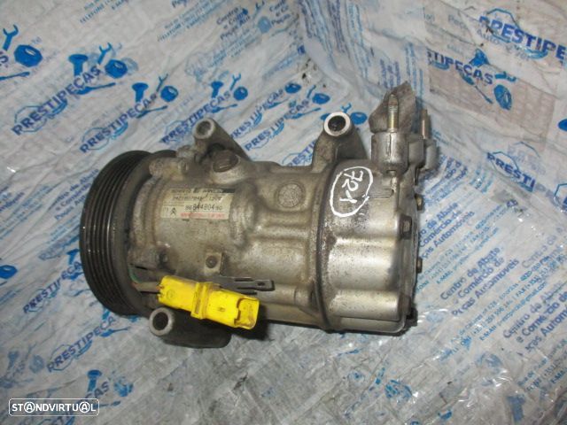 Compressor AC 9684480480 CITROEN C2 2005 1.4 HDI CITROEN C3 2008 1.4HDI 70CV 0P CITROEN C3 PLURIEL 1 FASE 2 2010 1.4HDI 70CV 2P BRANCO DIESEL SANDEM - 3