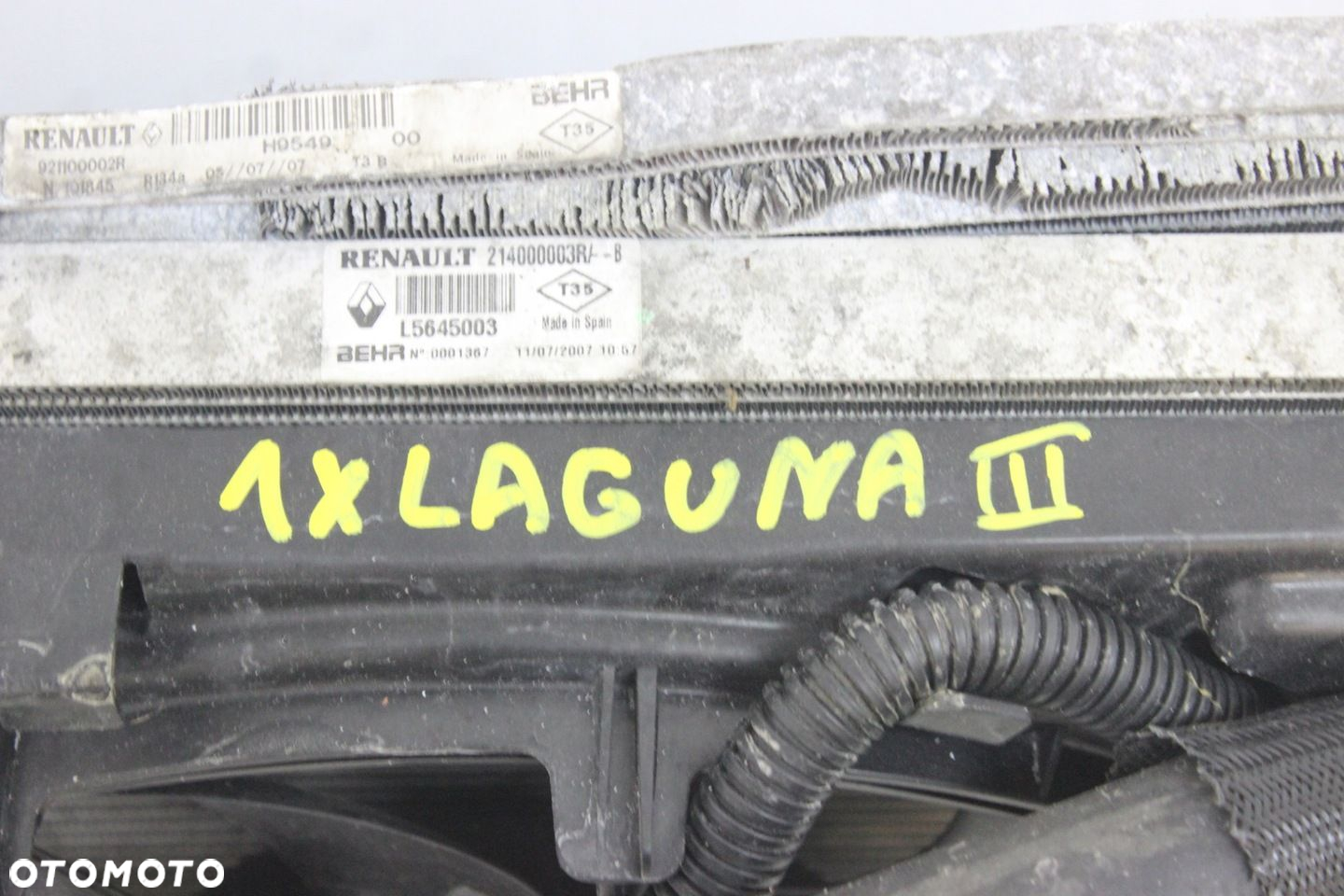 CHŁODNICE WENTYLATOR RENAULT LAGUNA III 2.0 DCI - 13