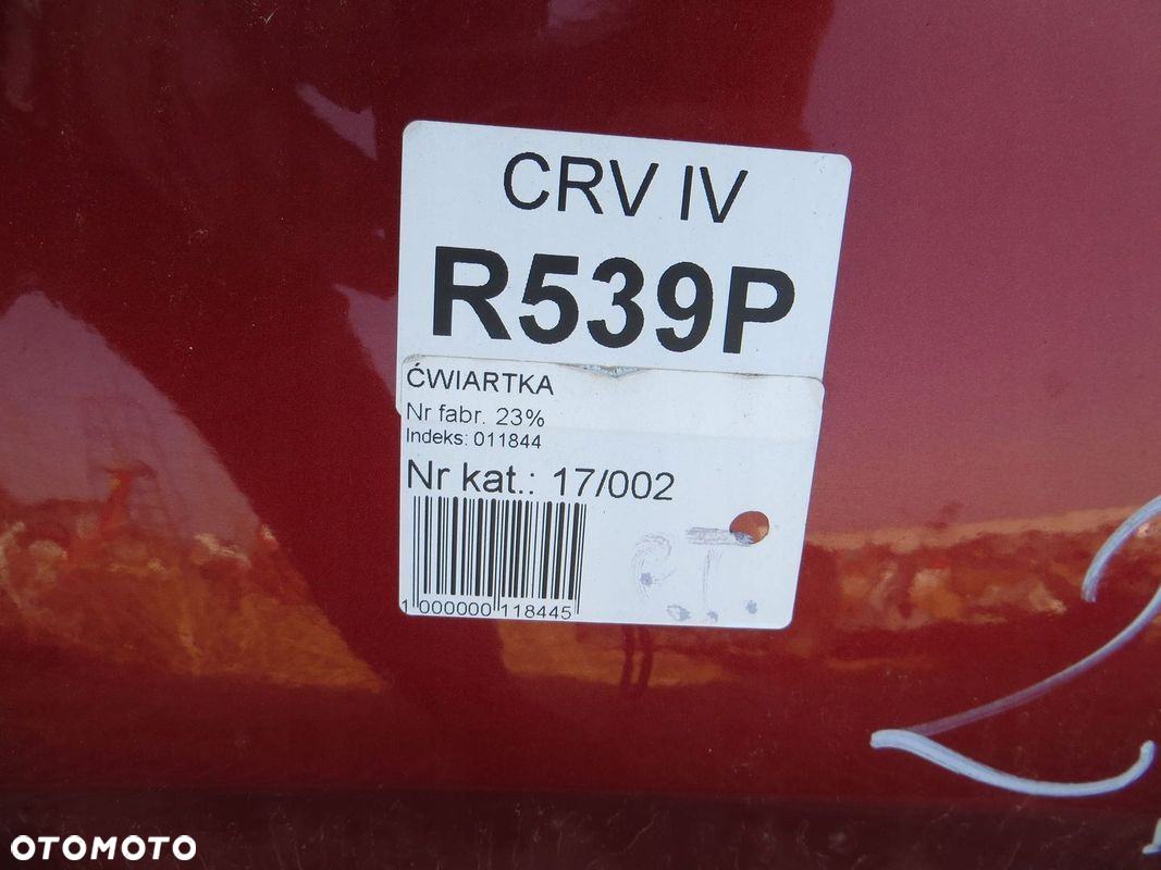 HONDA CR-V IV BŁOTNIK ĆWIARTKA PRAWA TYŁ TYLNA 12- - 4