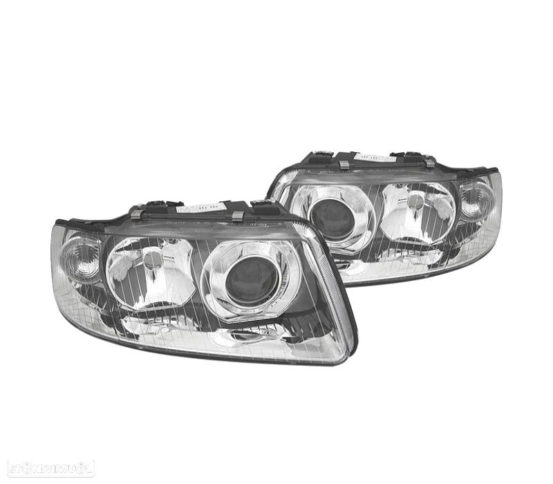 FAROIS AUDI A3 8L 00-03 CROMADOS H7 - 1