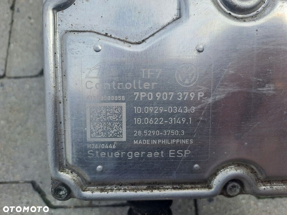 VW TOUAREG CAYENNE II 7P STEROWNIK POMPA ABS 3.0 TDI 7P0907379P 7P0614517P - 3