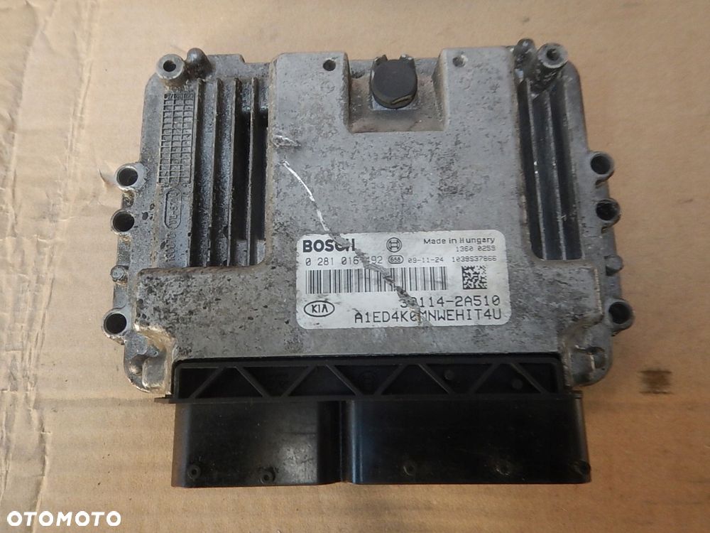 sterownik komputer kia ceed i lift 1.6 crdi 39114-2a510 0281016492 - 1