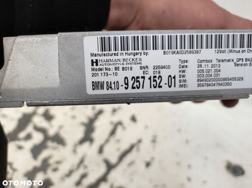 moduł sterownik bmw iii 3 gt f34 - 6