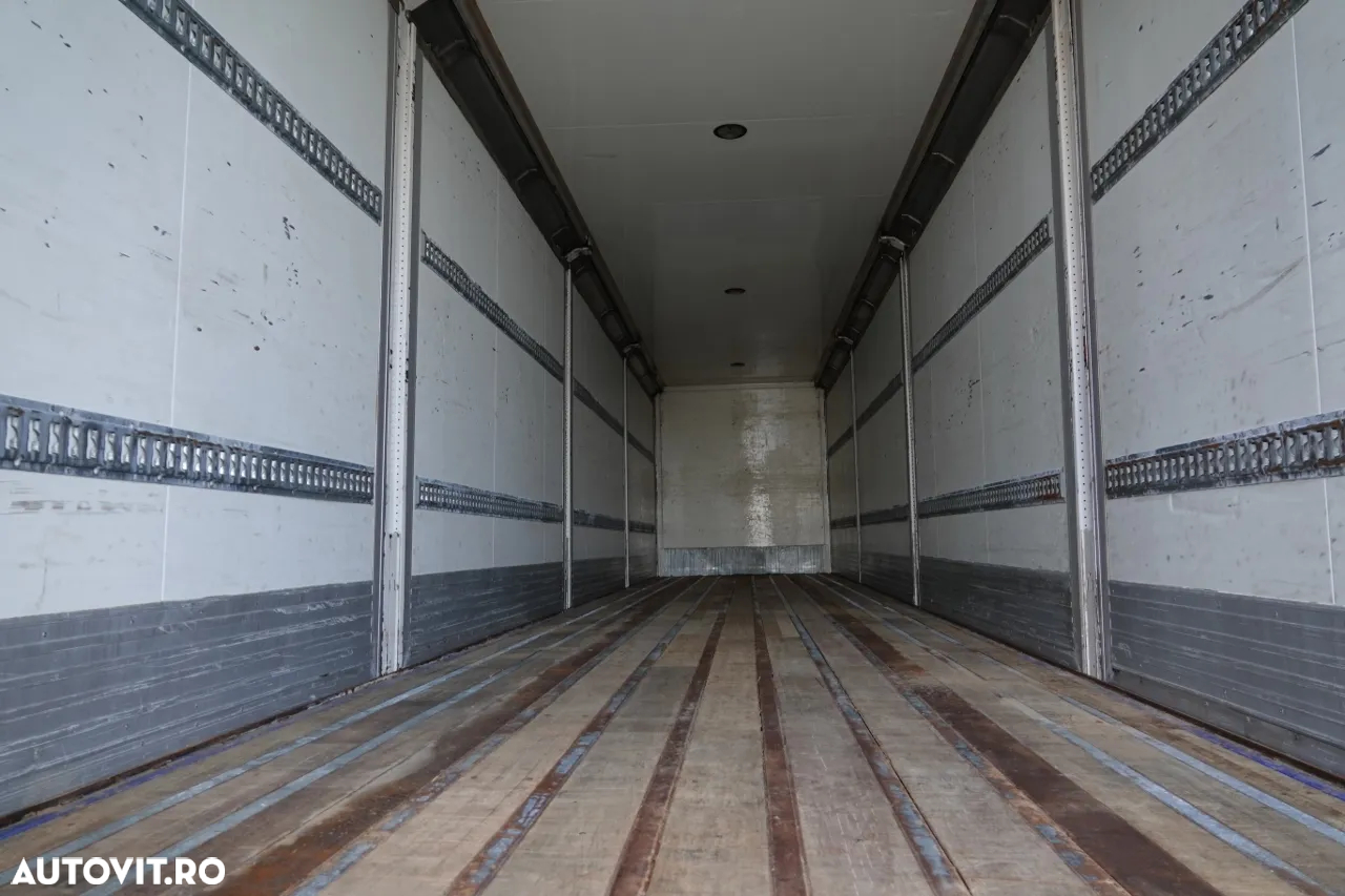LeciTrailer CONTAINER / LADĂ / LATERALE DESCHISE / PLATĂ PUTERNICĂ PENTRU BALINĂ DE PODEA - 16