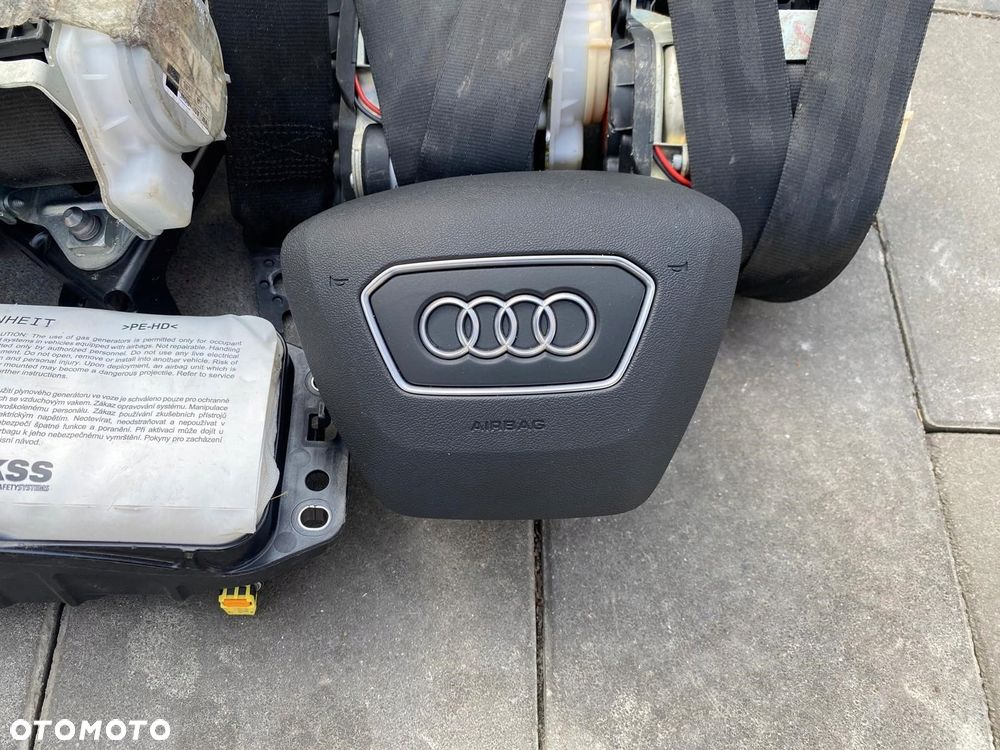 konsola airbag pasy komplet audi q8 zwykła szyta - 3