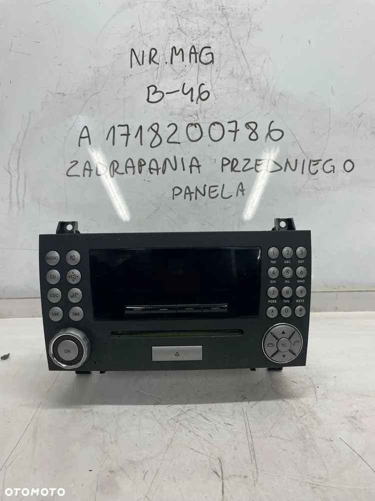RADIO CD MERCEDES SLK W171 A1718200786 - 1