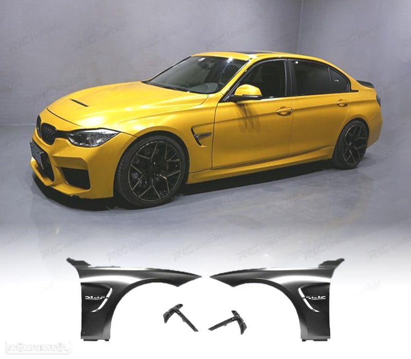 KIT 2 GUARDA-LAMAS BMW F30 F31 LOOK M4 - 1