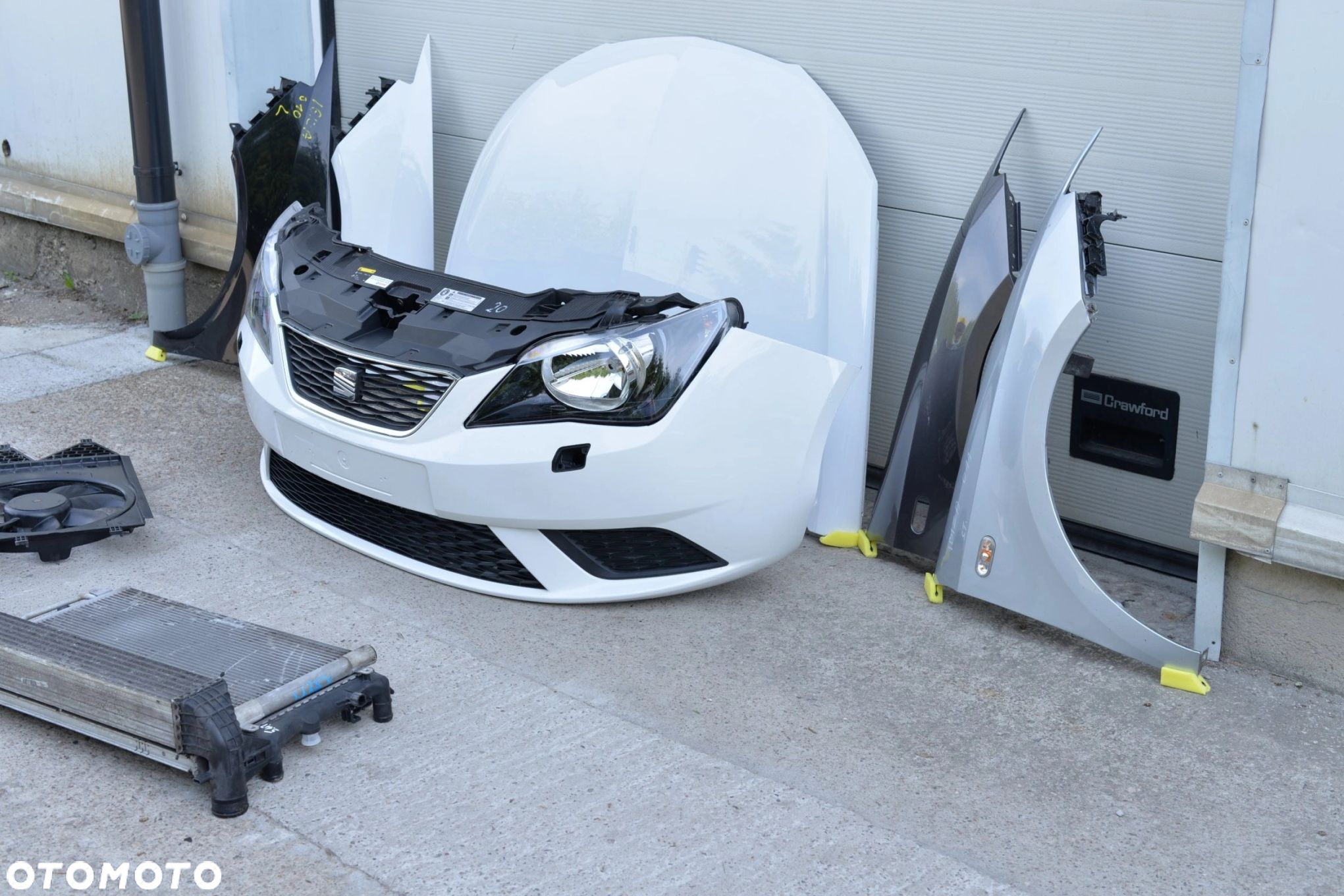 MASKA ZDERZAK GRILL BŁOTNIK LAMPA H7 XENON PAS BELKA SEAT IBIZA 12- 6J - 3