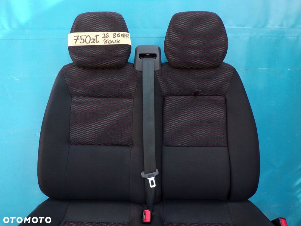 DUCATO BOXER JUMPER 2014- fotel PODWÓJNY KANAPA pasażera prawy ze STOLIKIEM - 4