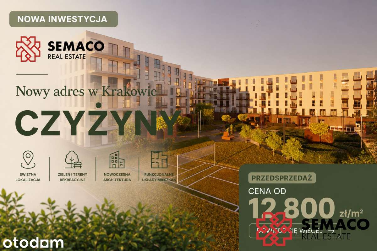 Mieszkanie na sprzedaż, 2 pokoje, 40 m², Kraków