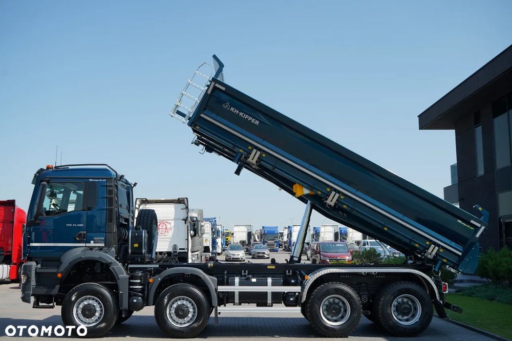 MAN TGS 41.480 / 8X8 / WYMIEŃ SWÓJ STARY NA NOWY / WYWROTKA 3 STRONNA / BORDMATIC / KH KIPPER / AUTOMAT / FABRYCZNIE NOWA - 2025 R / DOSTĘPNY OD RĘKI - 5