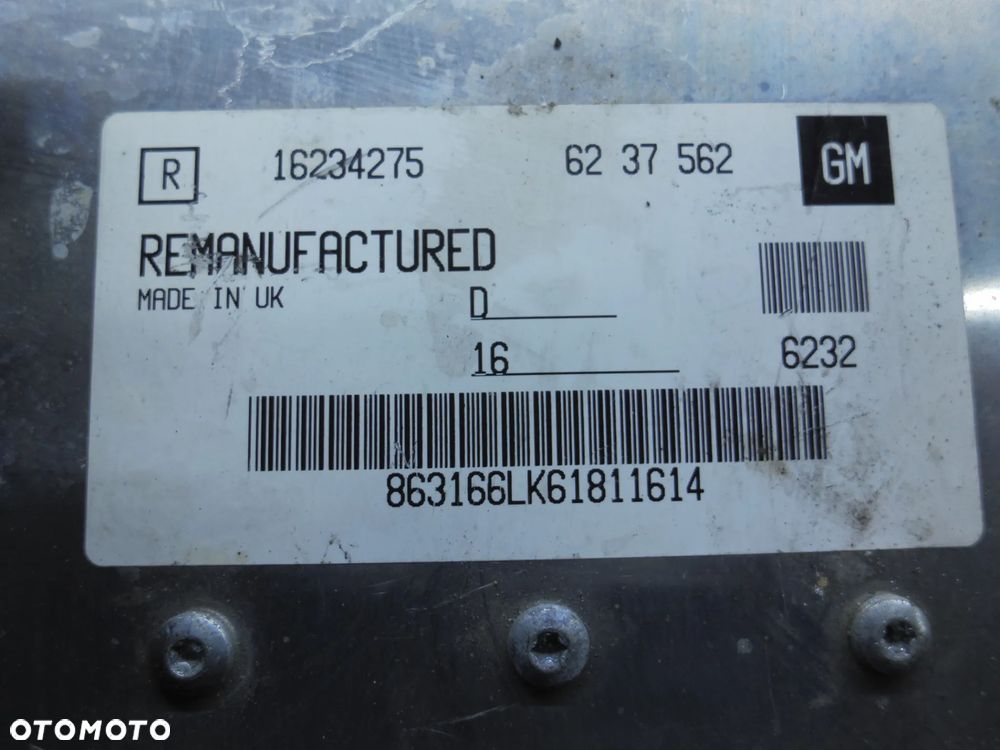 KOMPUTER STEROWNIK OPEL CORSA 16234275 6237562 - 2